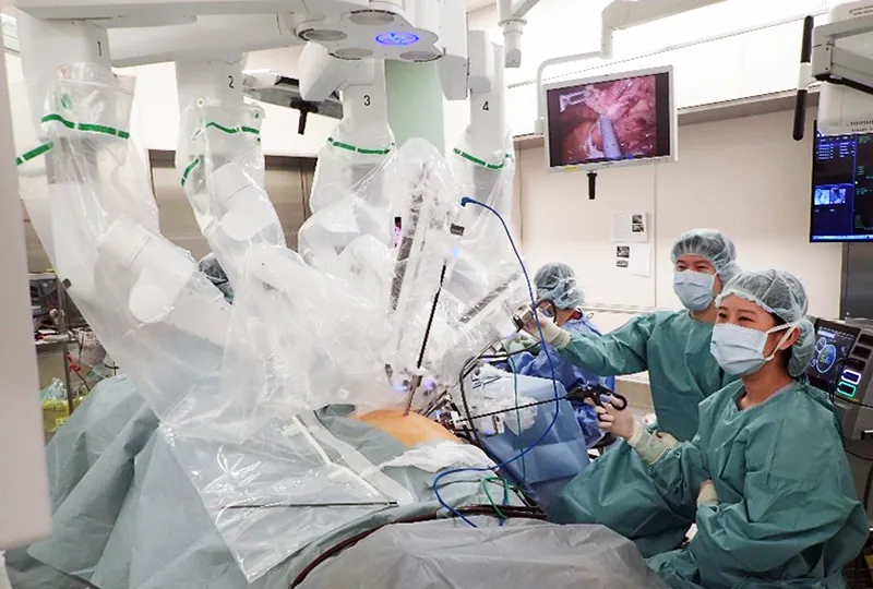 ロボット支援下大腸切除術②